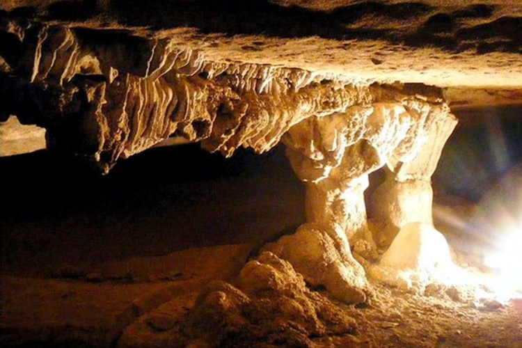 Inside the cavern